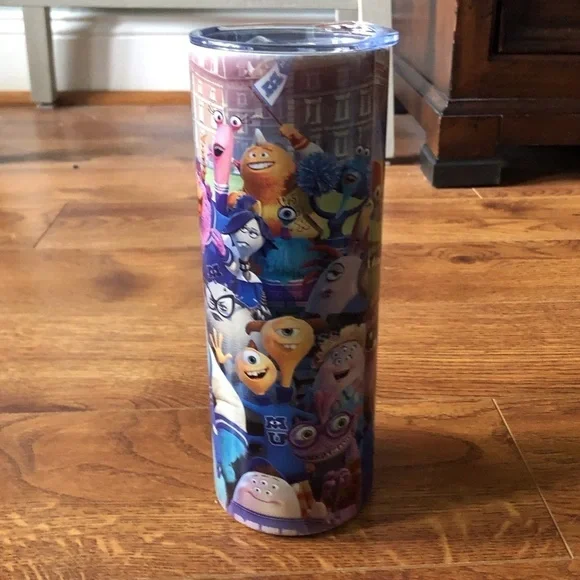 Handmade Disney Monsters University Family stainless steel tumbler - Picture 4 of 7